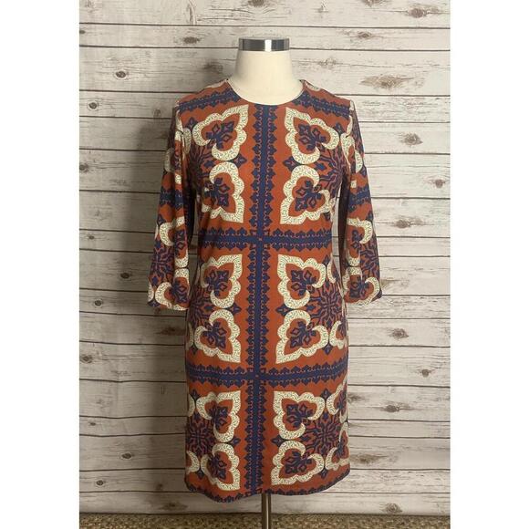 J. McLaughlin Dresses & Skirts - J. McLaughlin Devon Pinwheel Patch sheath dress Size XL